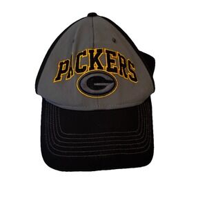 Green Bay Packers Black Adjustable Hat NFL-preowned